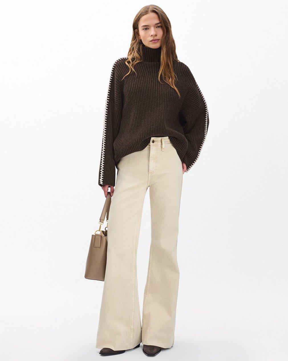 Ingrid Wool Turtleneck Brown - Image 6