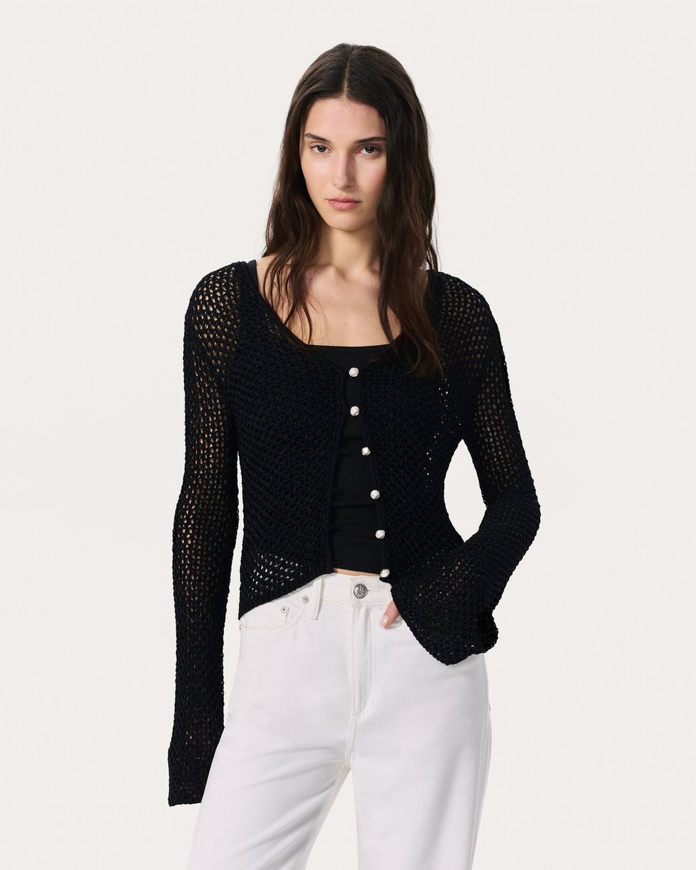 Ellie Knit Cardigan Black