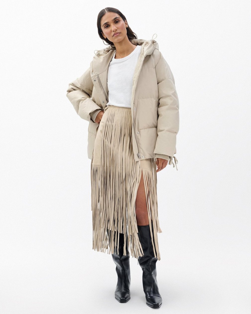 Leonard Puffer Jacket Fossil
