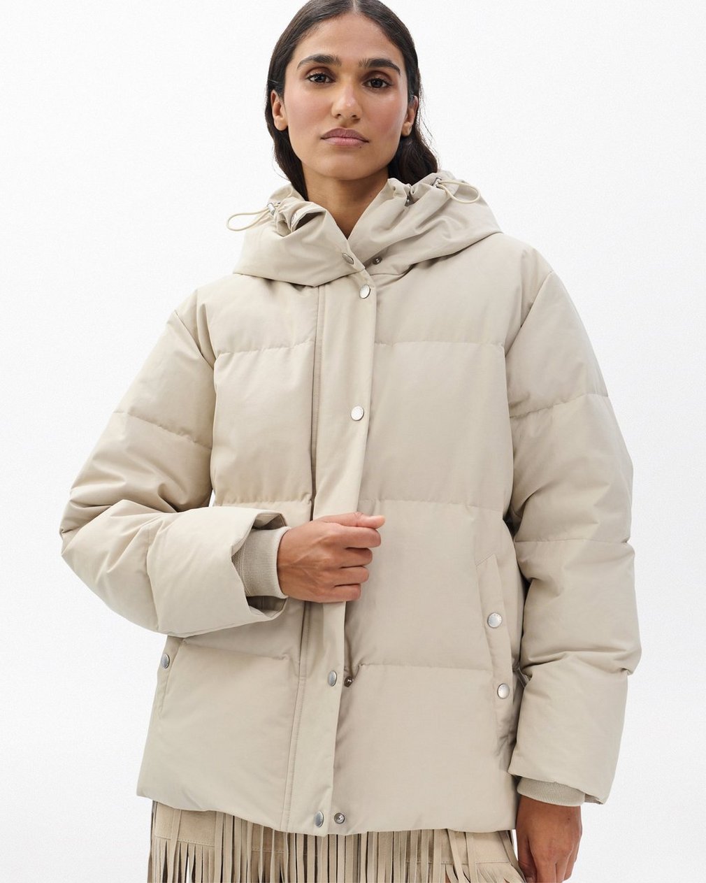 Leonard Puffer Jacket Fossil - Image 4