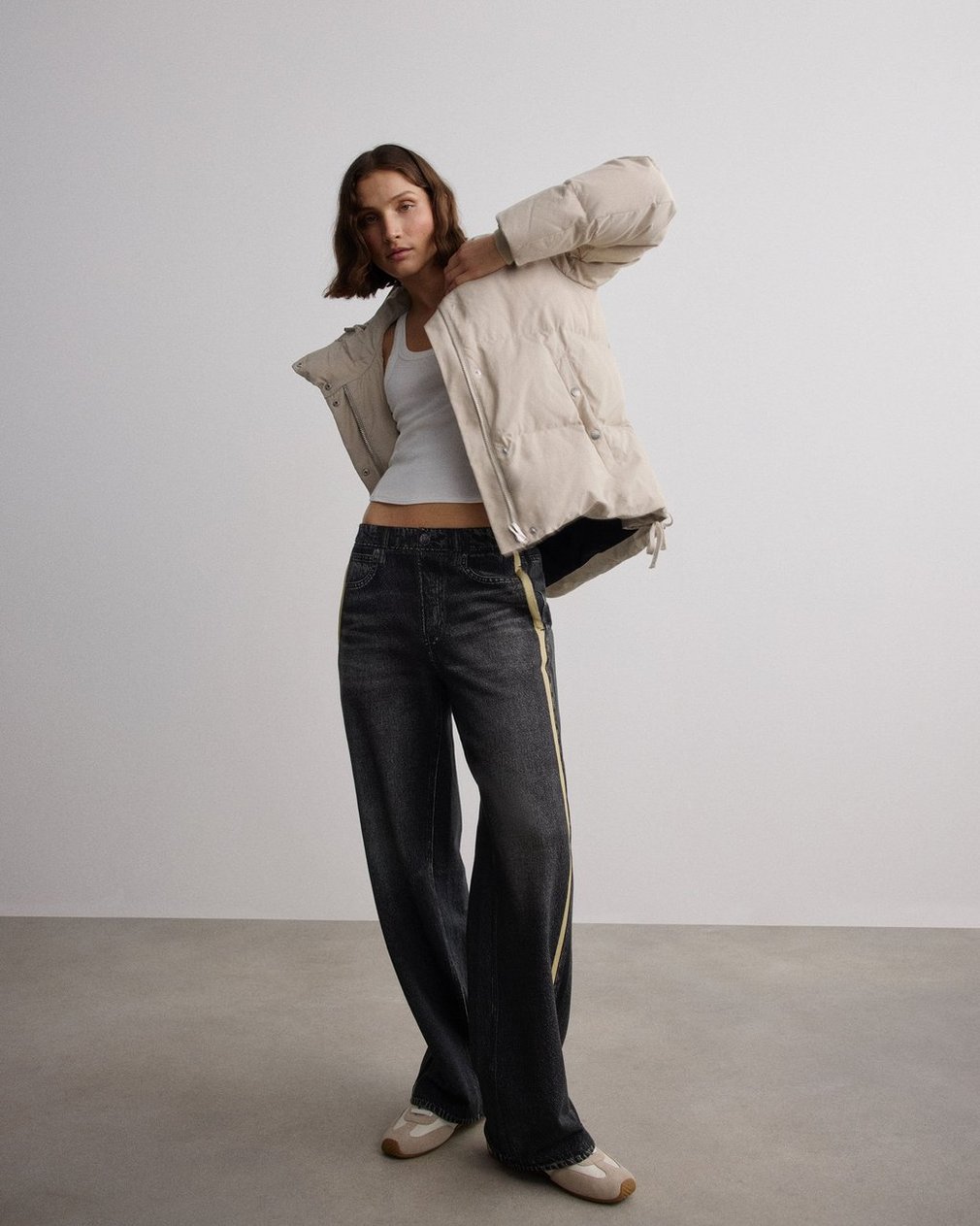 Leonard Puffer Jacket Fossil - Image 7