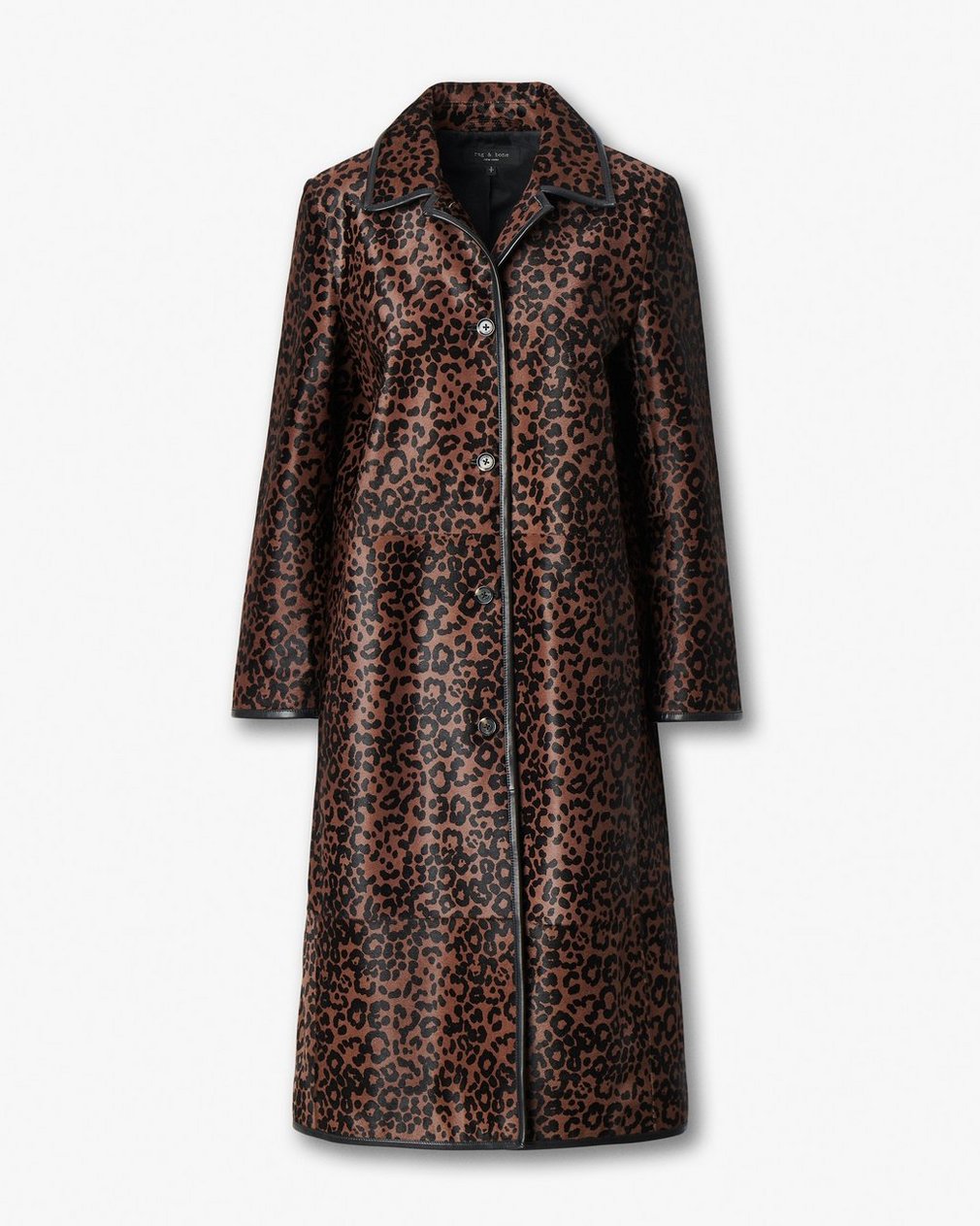 Isa Leopard-Print Calf Hair Coat Leopard Hair Calf - Image 2