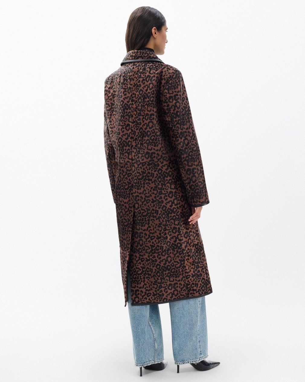 Isa Leopard-Print Calf Hair Coat Leopard Hair Calf - Image 6