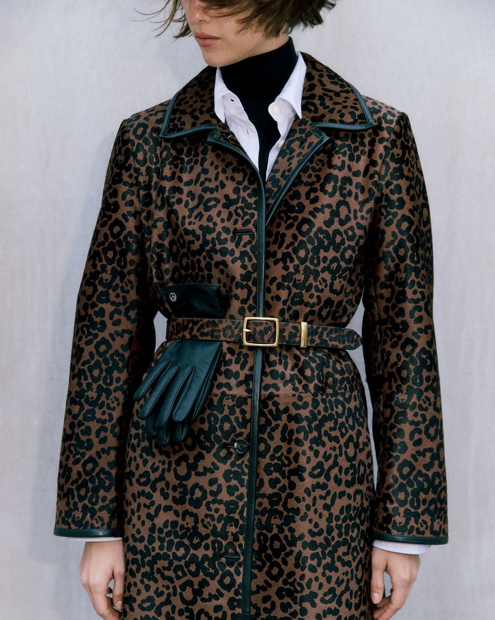 Isa Leopard-Print Calf Hair Coat Leopard Hair Calf - Image 7