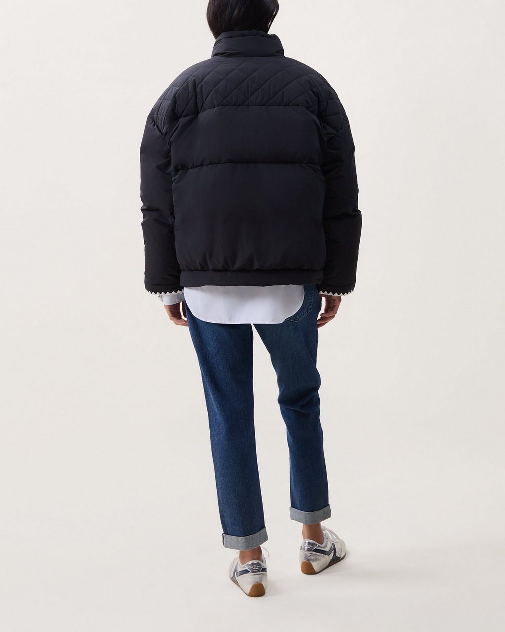 Isabella Puffer Jacket Black - Image 2