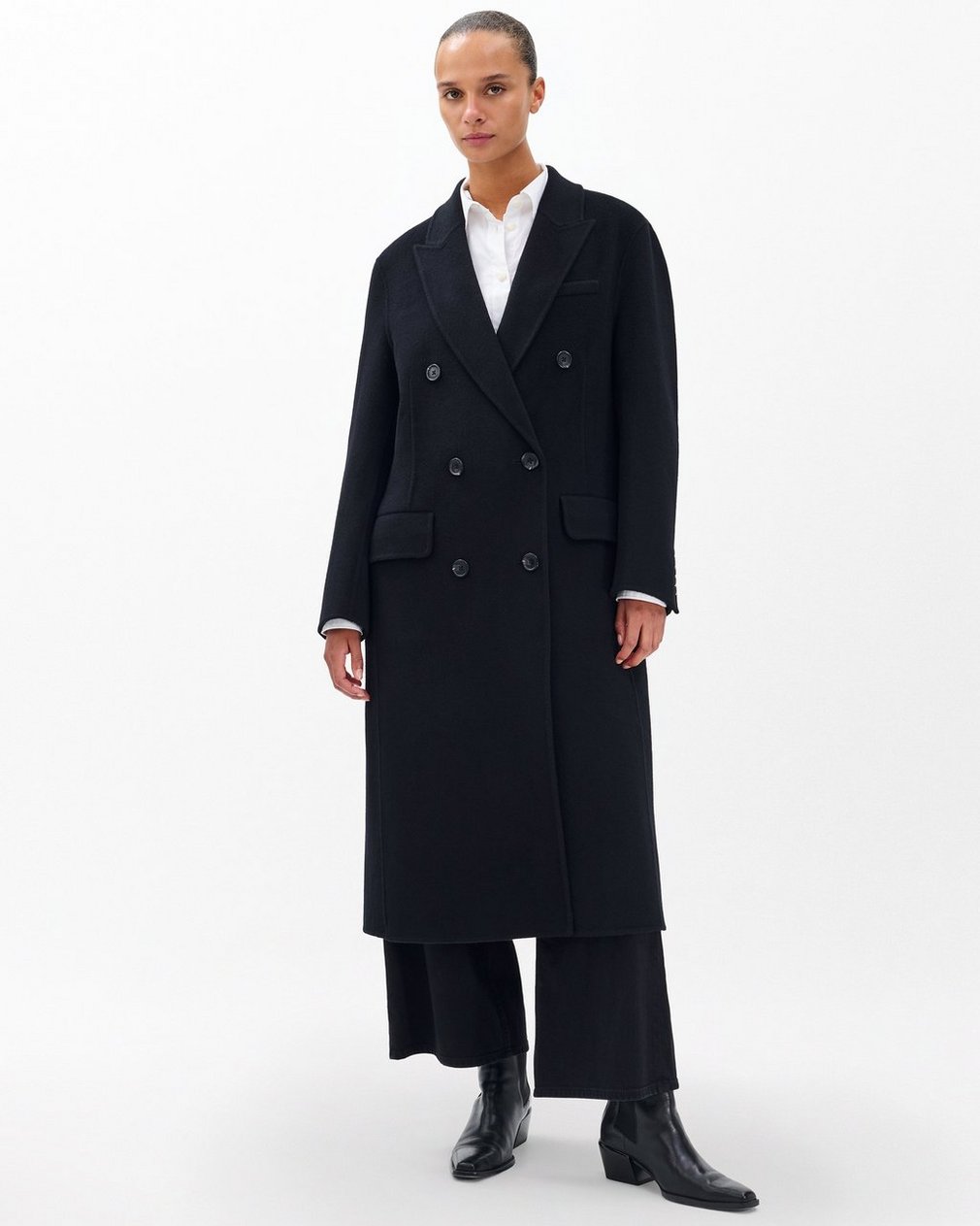 Vasso Wool Coat Black - Image 3