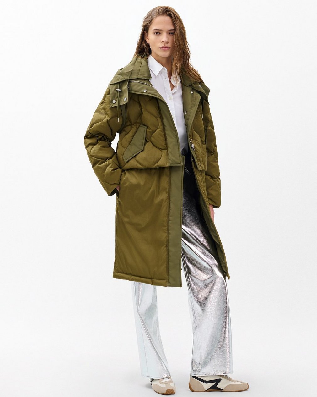 Taki Convertible Jacket Olive