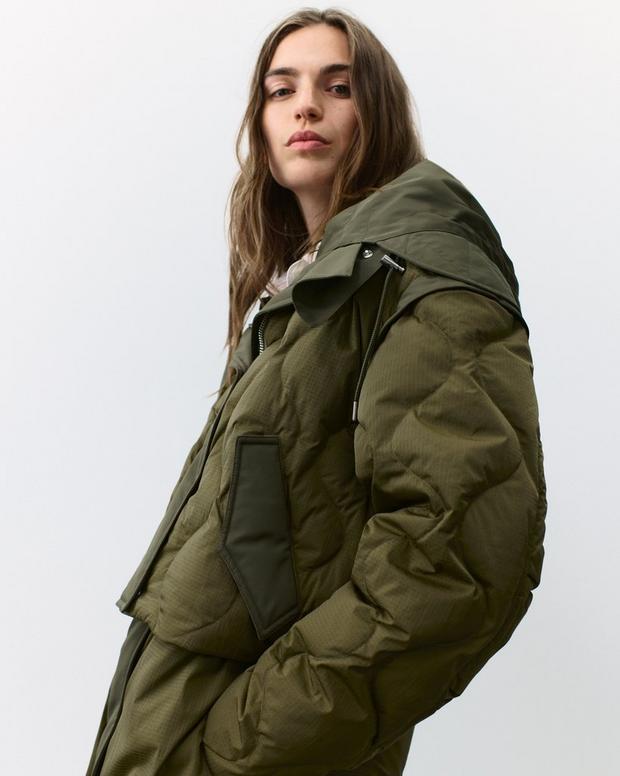 Taki Convertible Jacket Olive - Image 7