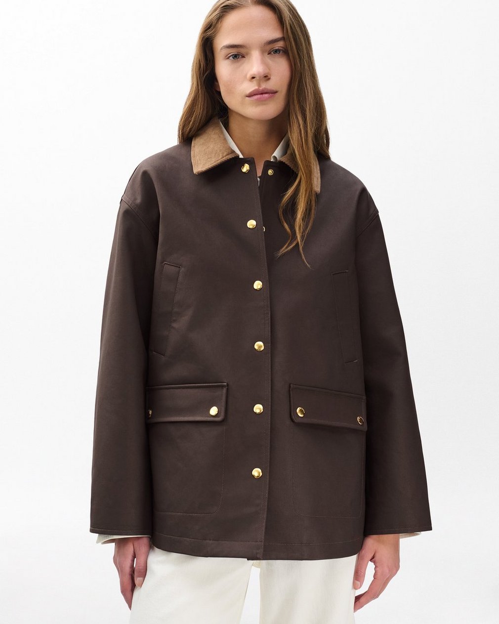 Cassidy Cotton Jacket Brown