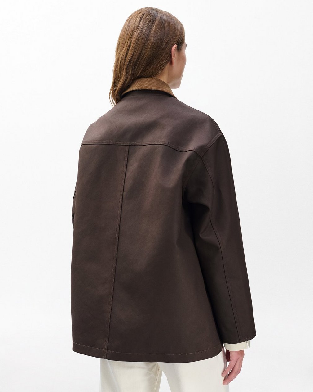 Cassidy Cotton Jacket Brown - Image 6