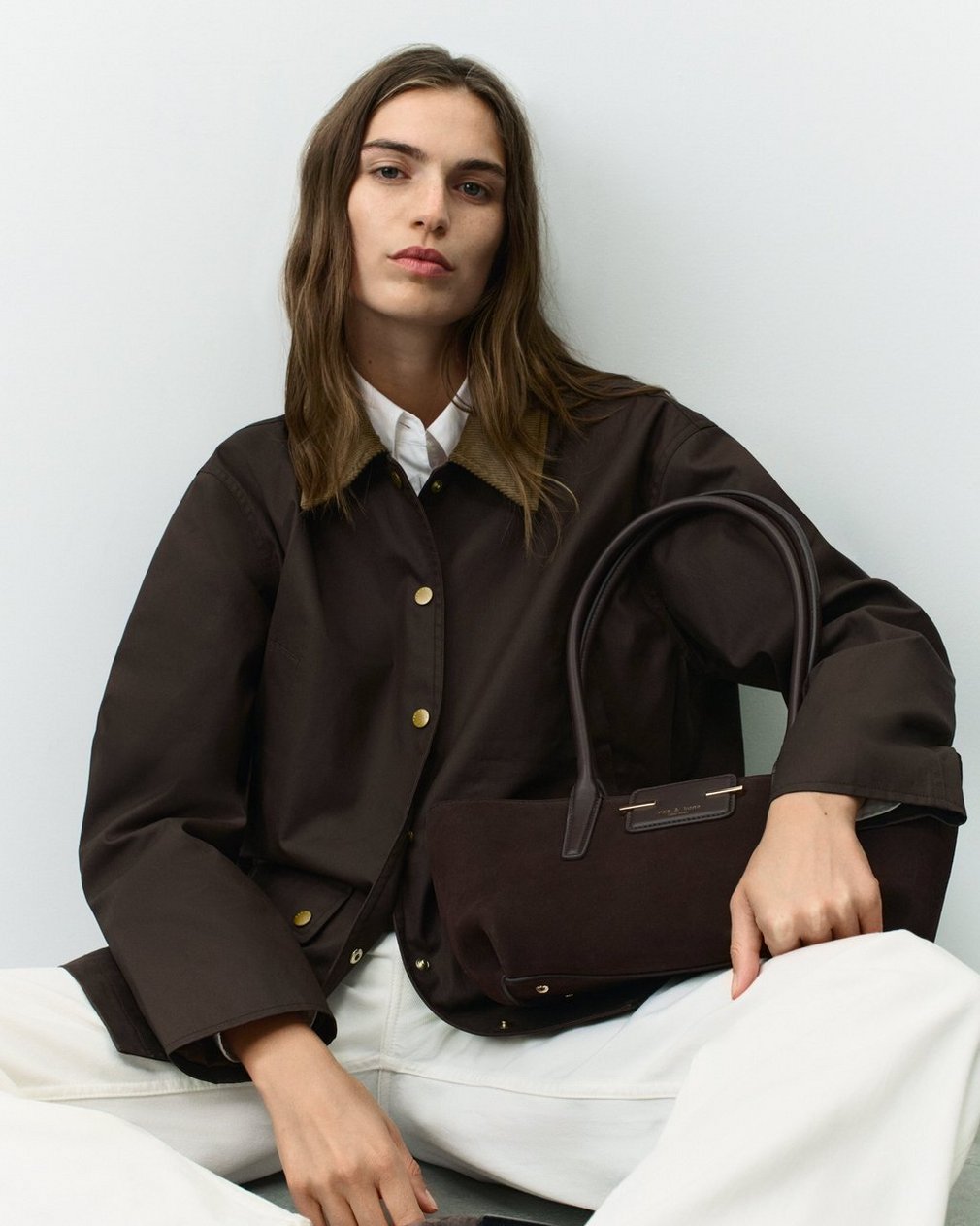 Cassidy Cotton Jacket Brown - Image 8