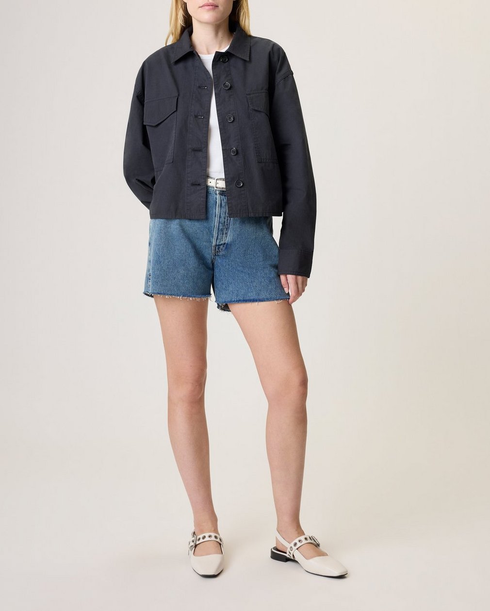 Ramona Shirt Jacket Black
