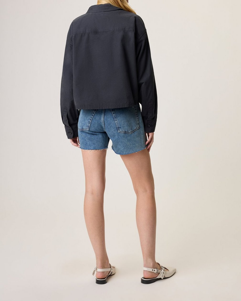 Ramona Shirt Jacket Black - Image 2