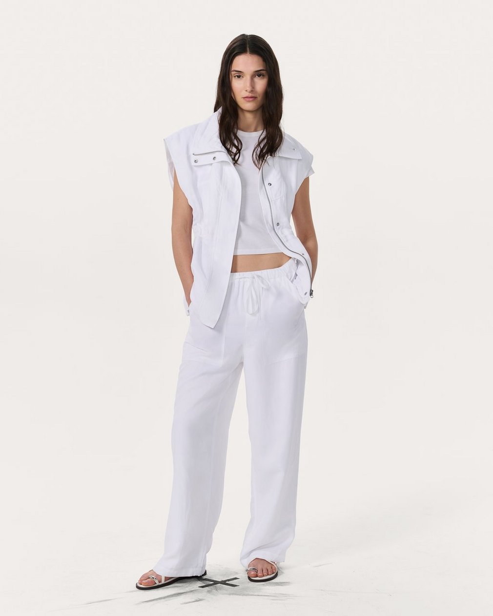 Monica Vest White - Image 3