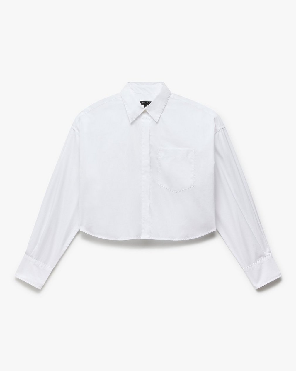 Marin Cropped Shirt White - Image 2