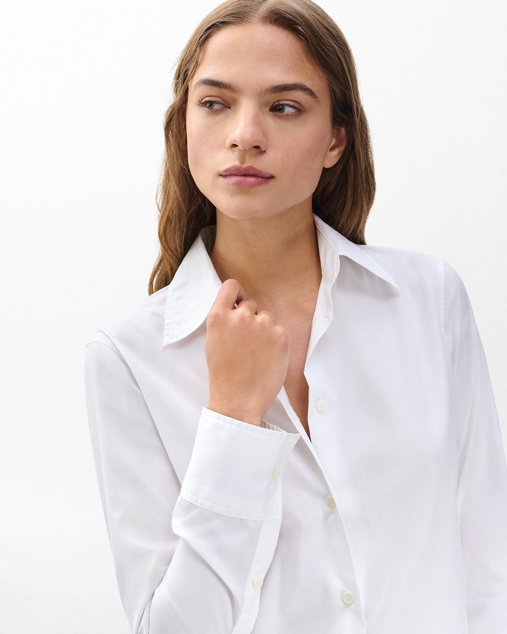Dayton Poplin Shirt White