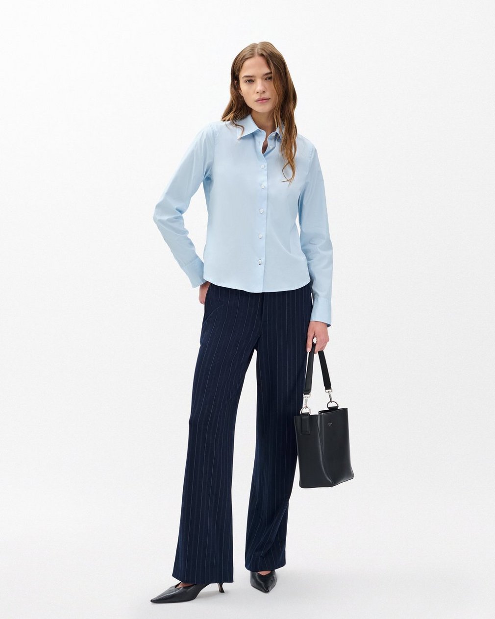Dayton Poplin Shirt Light Blue - Image 3