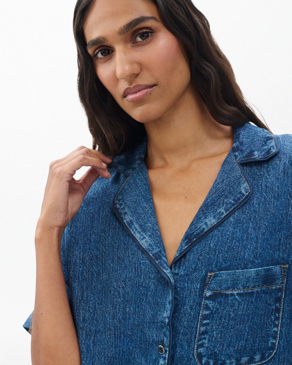Miramar Short-Sleeve Lounge Shirt York - Image 4