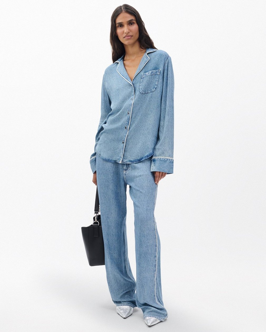 Miramar Long-Sleeve Lounge Shirt Zoe - Image 3