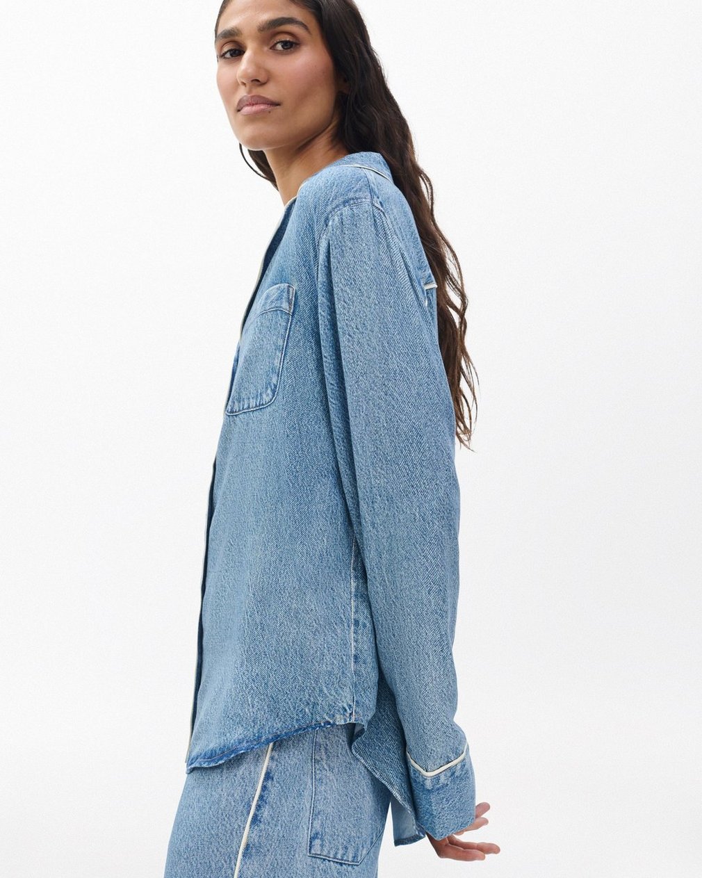 Miramar Long-Sleeve Lounge Shirt Zoe - Image 4