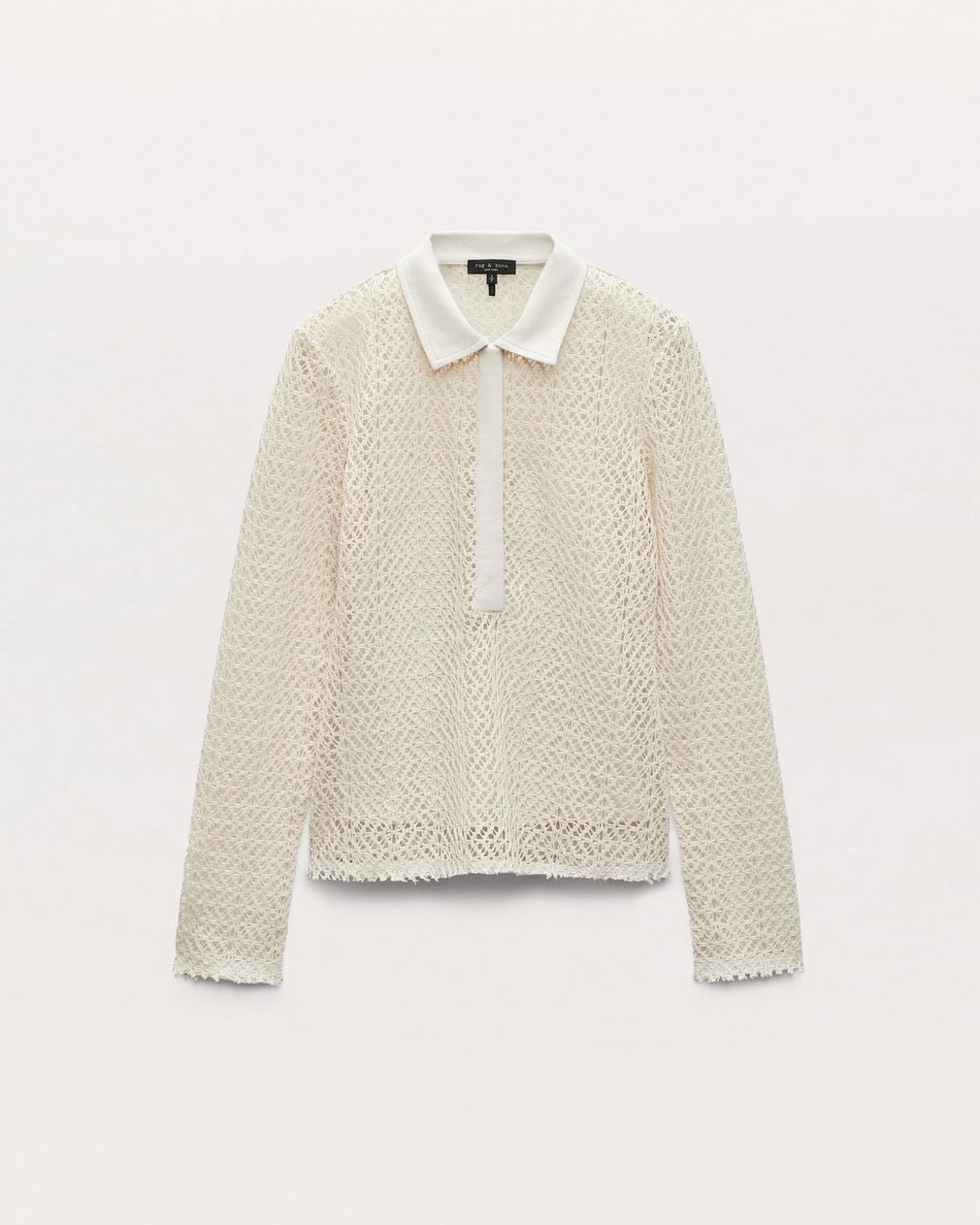Liv Mesh Polo Shirt Turtledove - Image 2