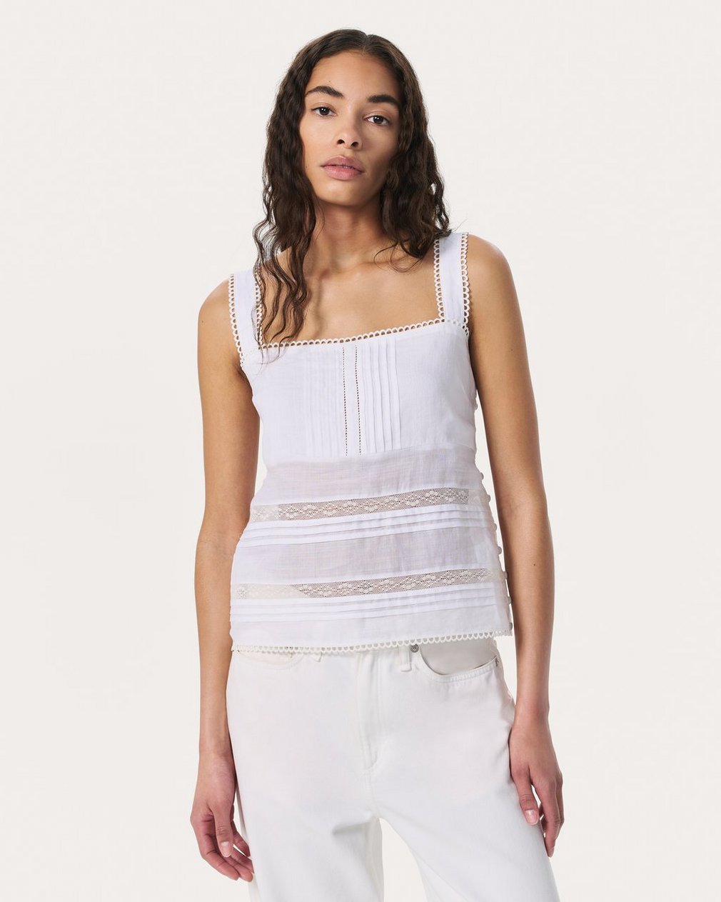 Viviana Tank Top White