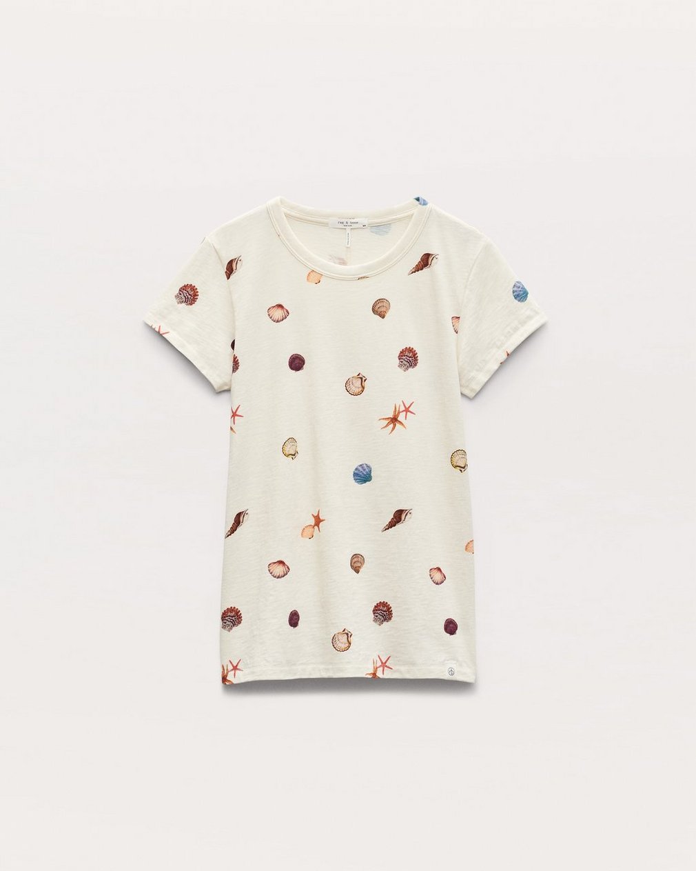 Seashell Graphic T Shirt Ivory Multi - Image 2