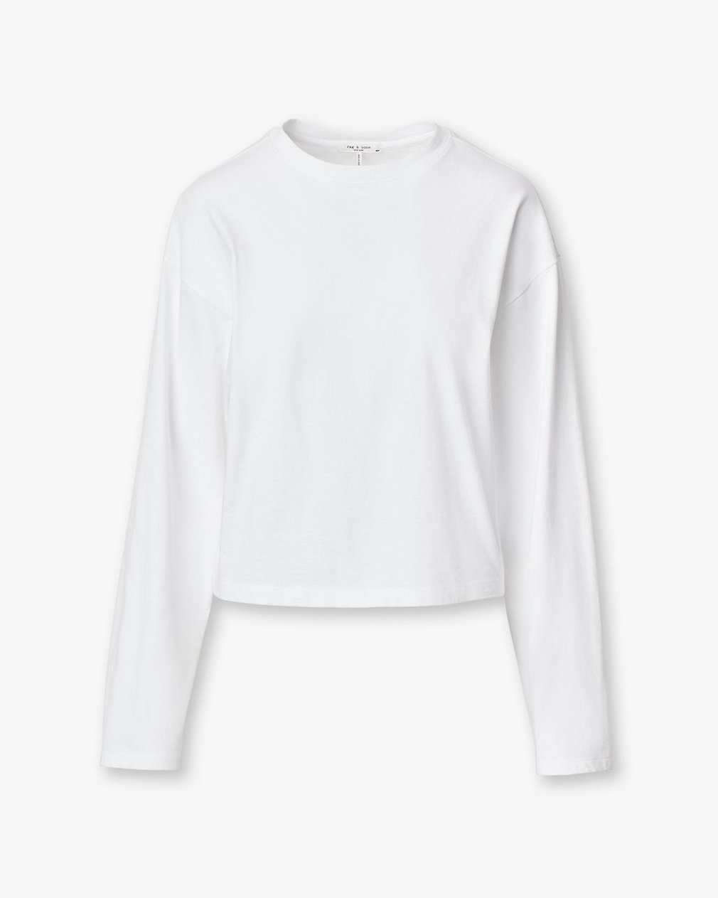 Kelly Boxy Long-Sleeve T Shirt White - Image 2