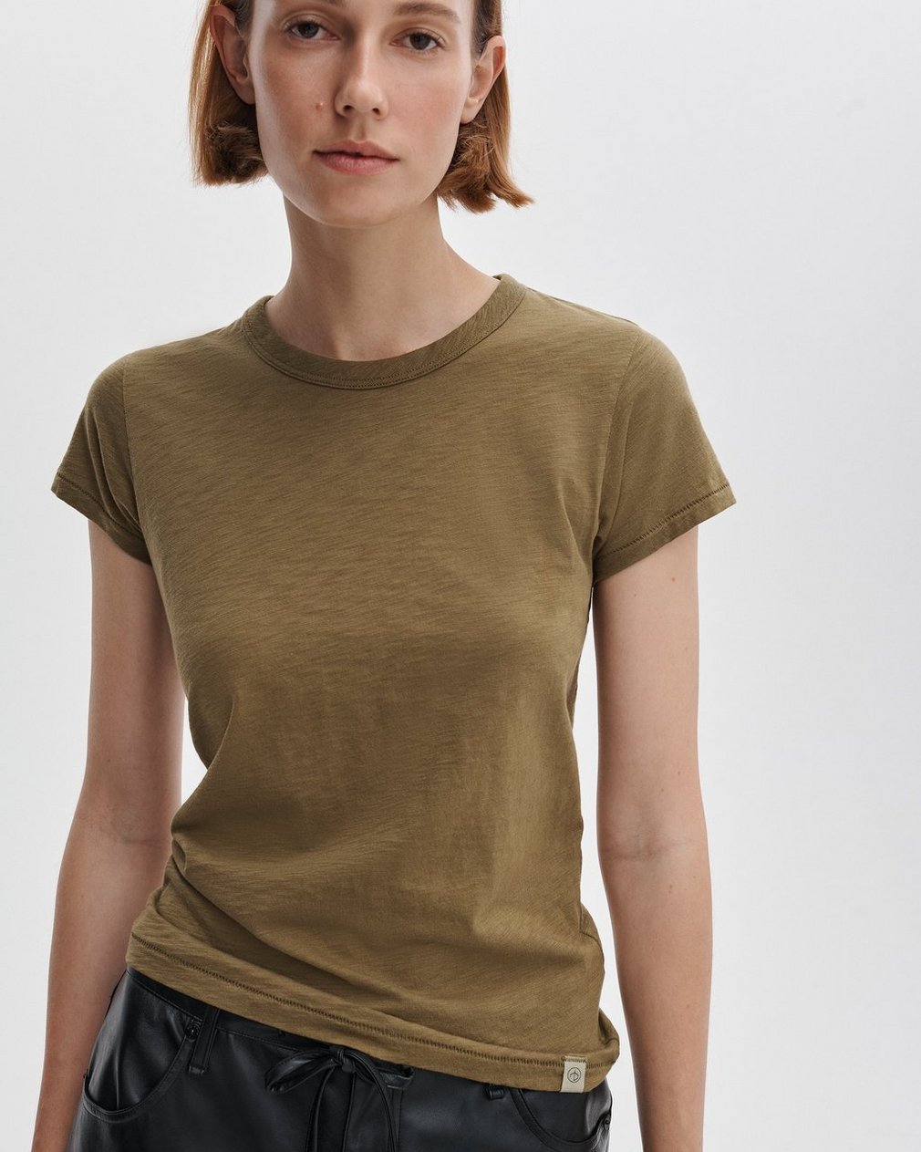 The Slub T Shirt Military Olive - Image 5