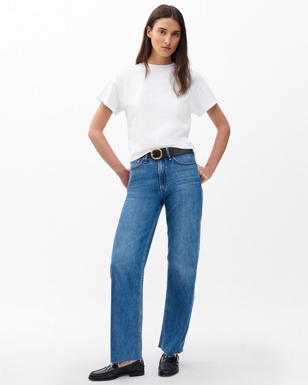 Kelly Boxy Cotton T Shirt White - Image 4