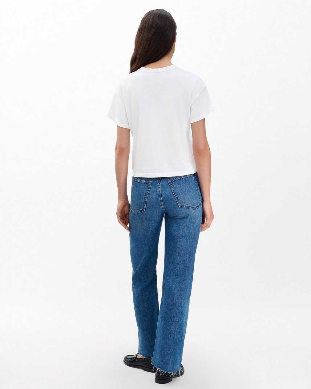 Kelly Boxy Cotton T Shirt White - Image 5