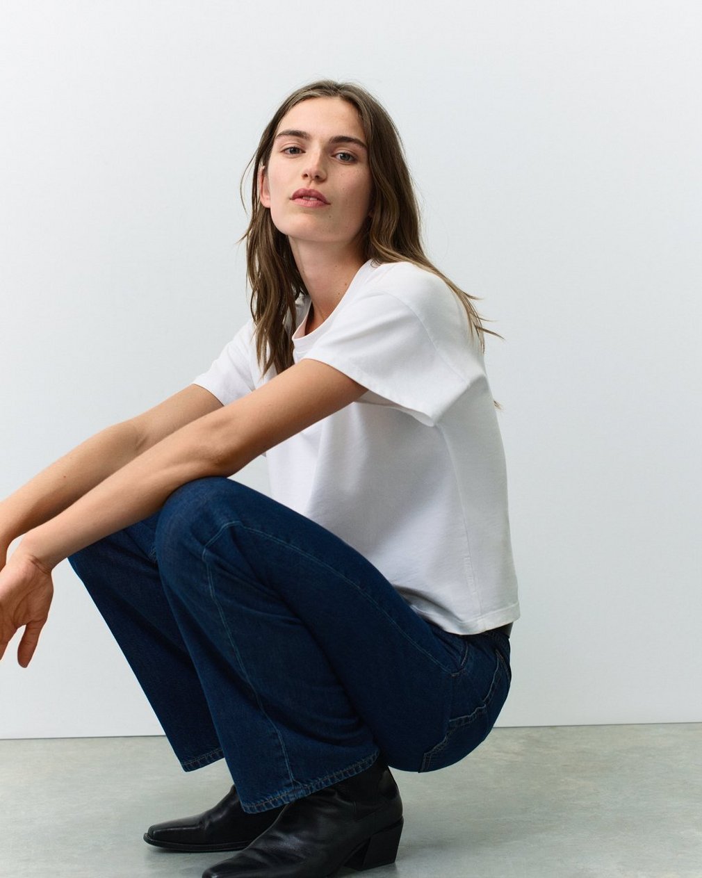 Kelly Boxy Cotton T Shirt White - Image 6