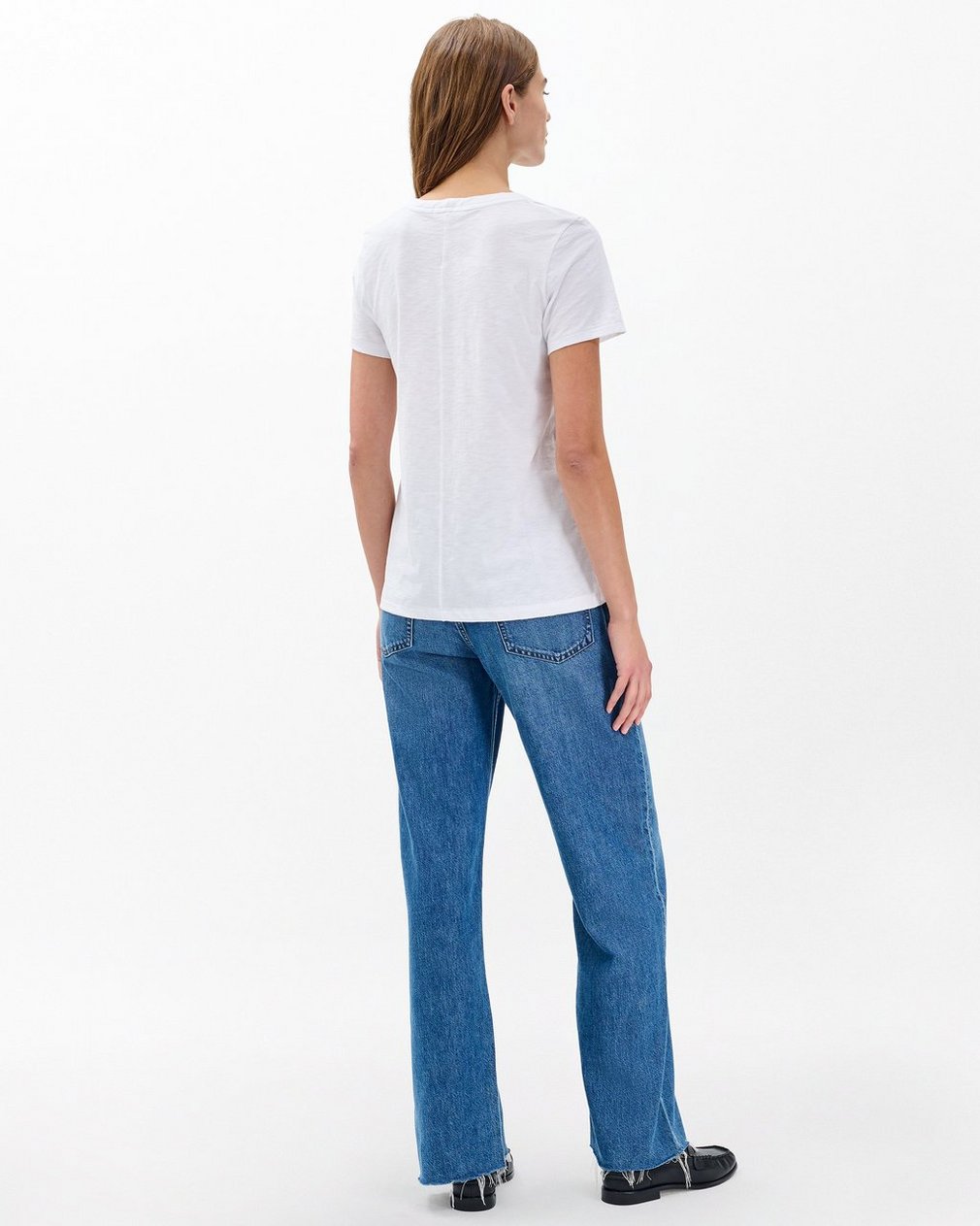 The Slub V-Neck T Shirt for WoMen - Image 6