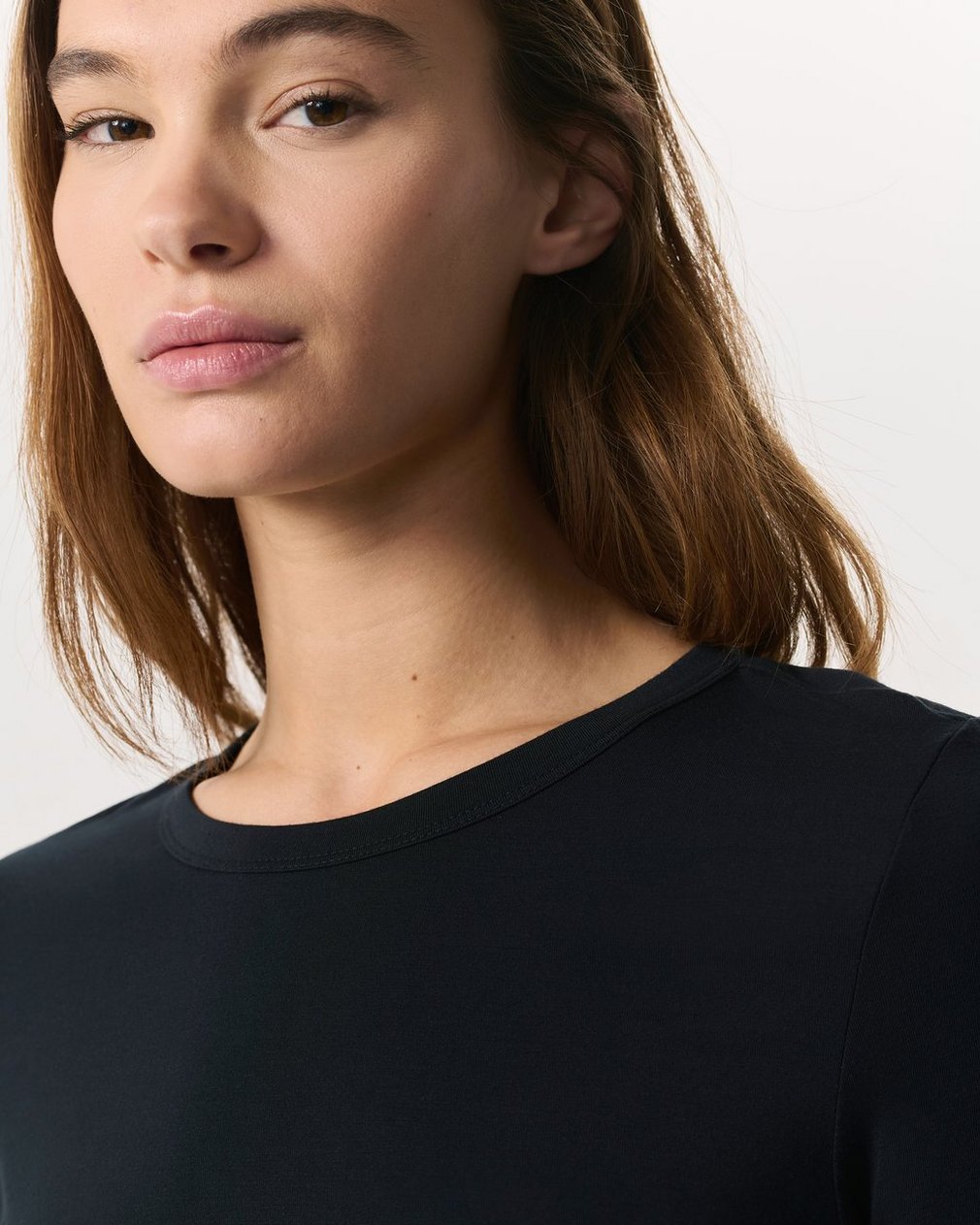 Luca Long Sleeve T Shirt Black - Image 3