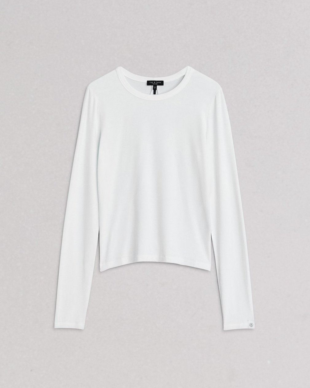 Luca Long Sleeve T Shirt White - Image 2
