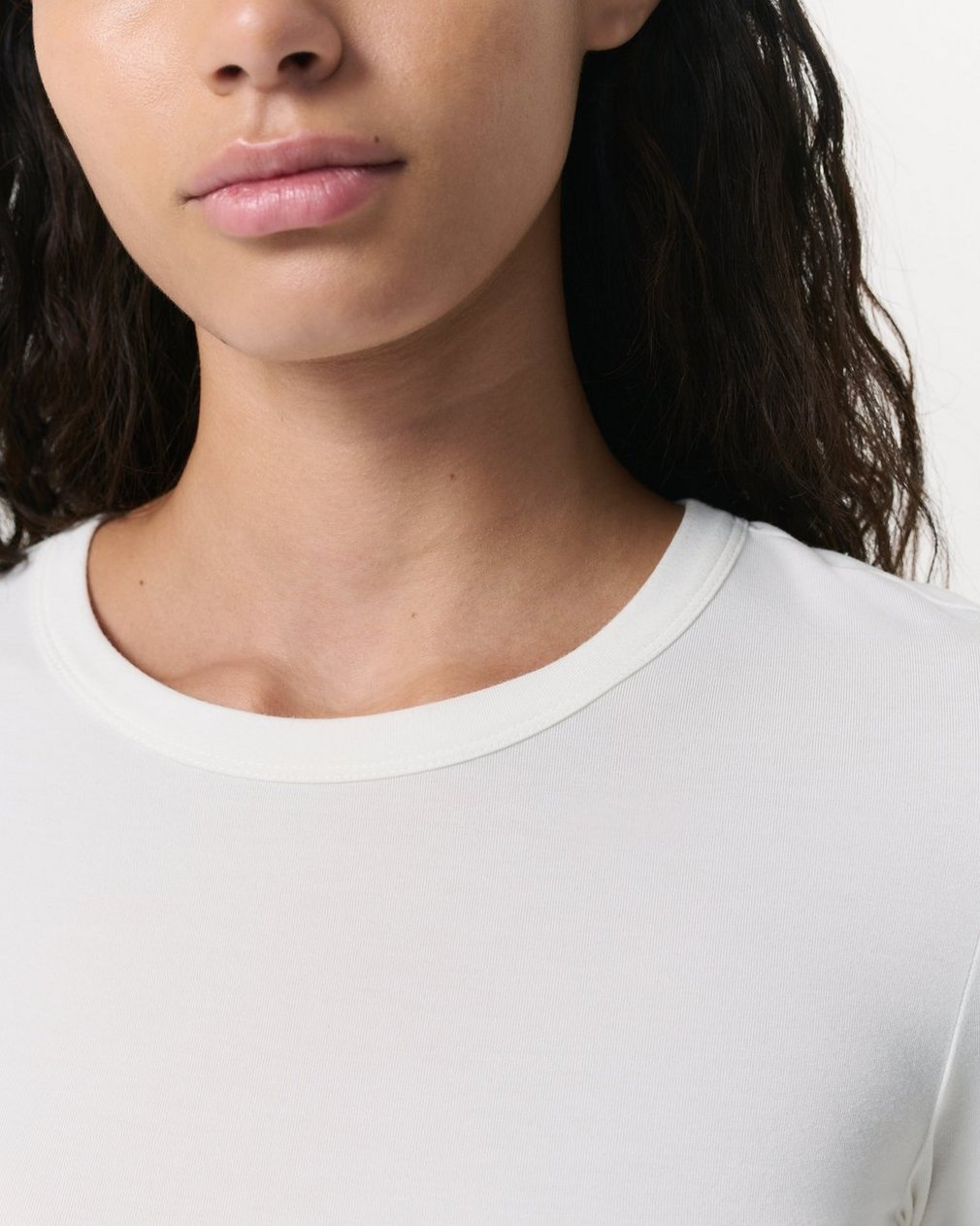 Luca Long Sleeve T Shirt White - Image 4