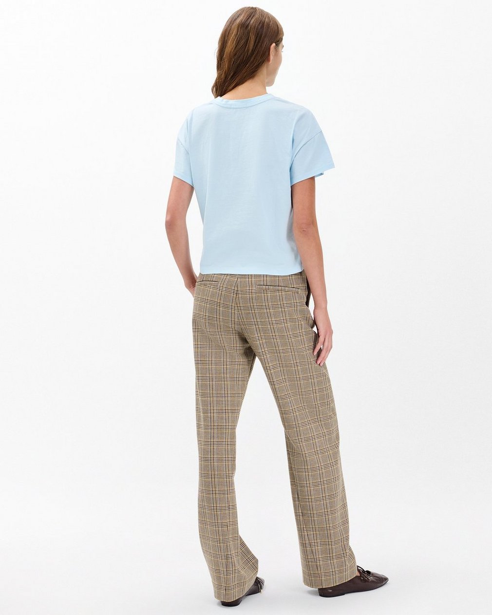 Kelly Boxy Cotton T Shirt Sky Blue - Image 5