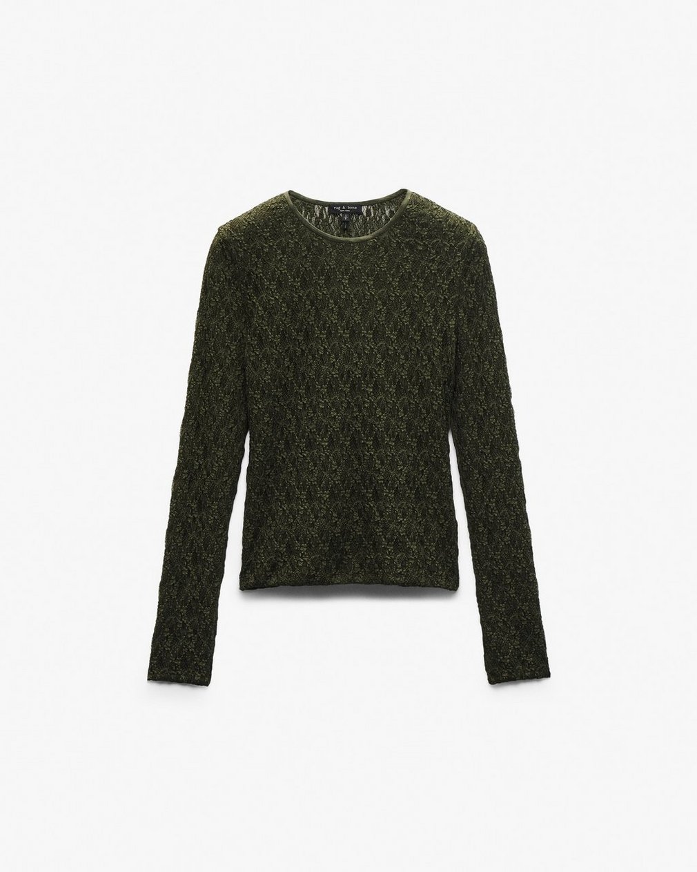 Ellie Lace Top Army - Image 2