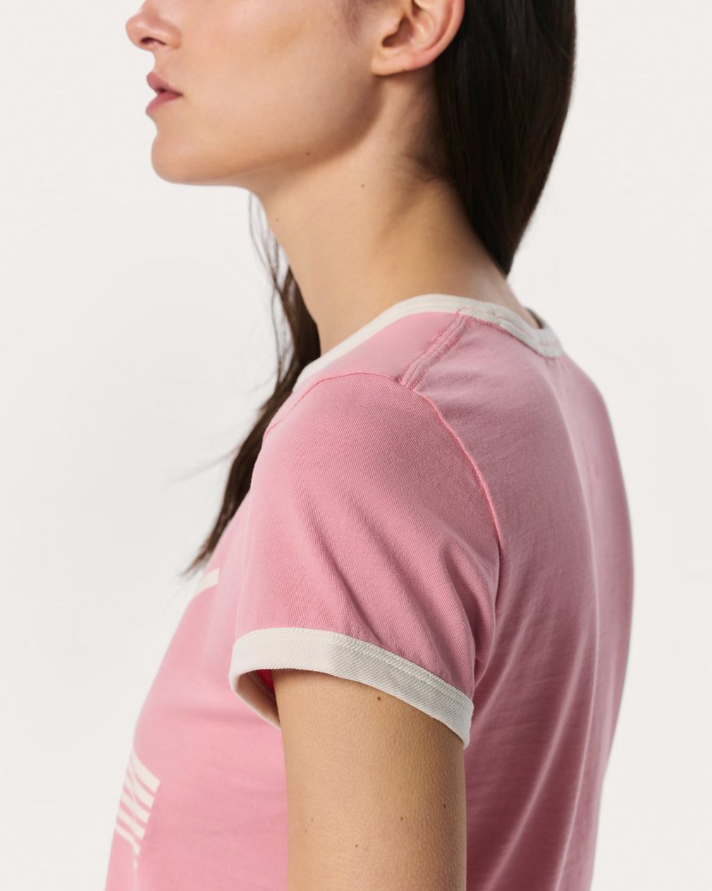 Miami Boxy Graphic T Shirt Blush - Image 5