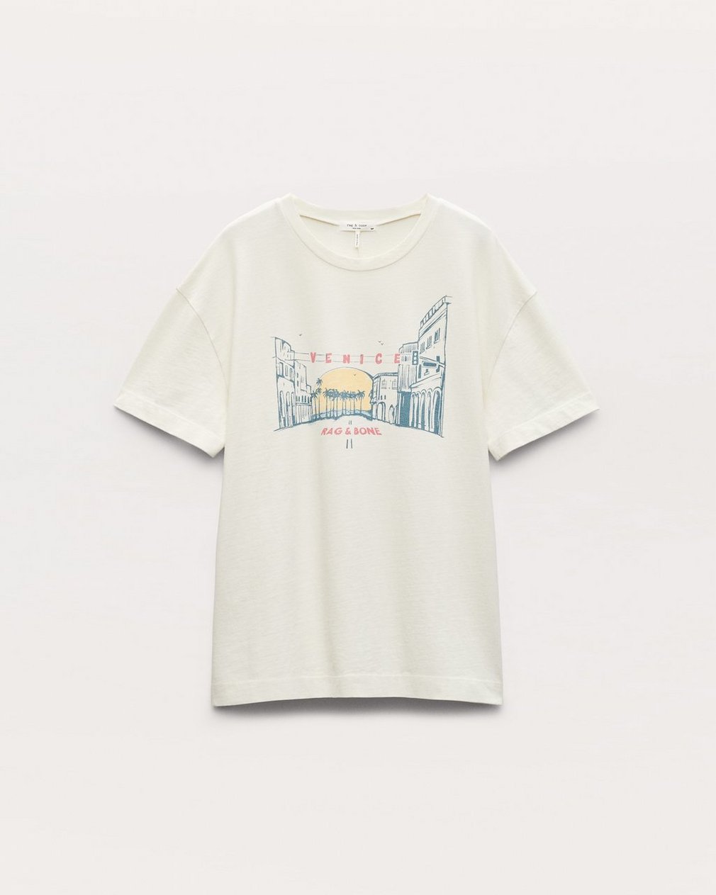 Venice Graphic T Shirt Chalk - Image 2