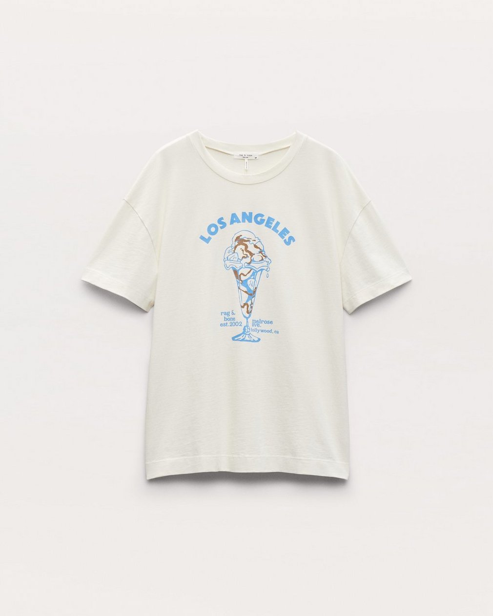 LA Ice Cream Graphic T Shirt Chalk - Image 2