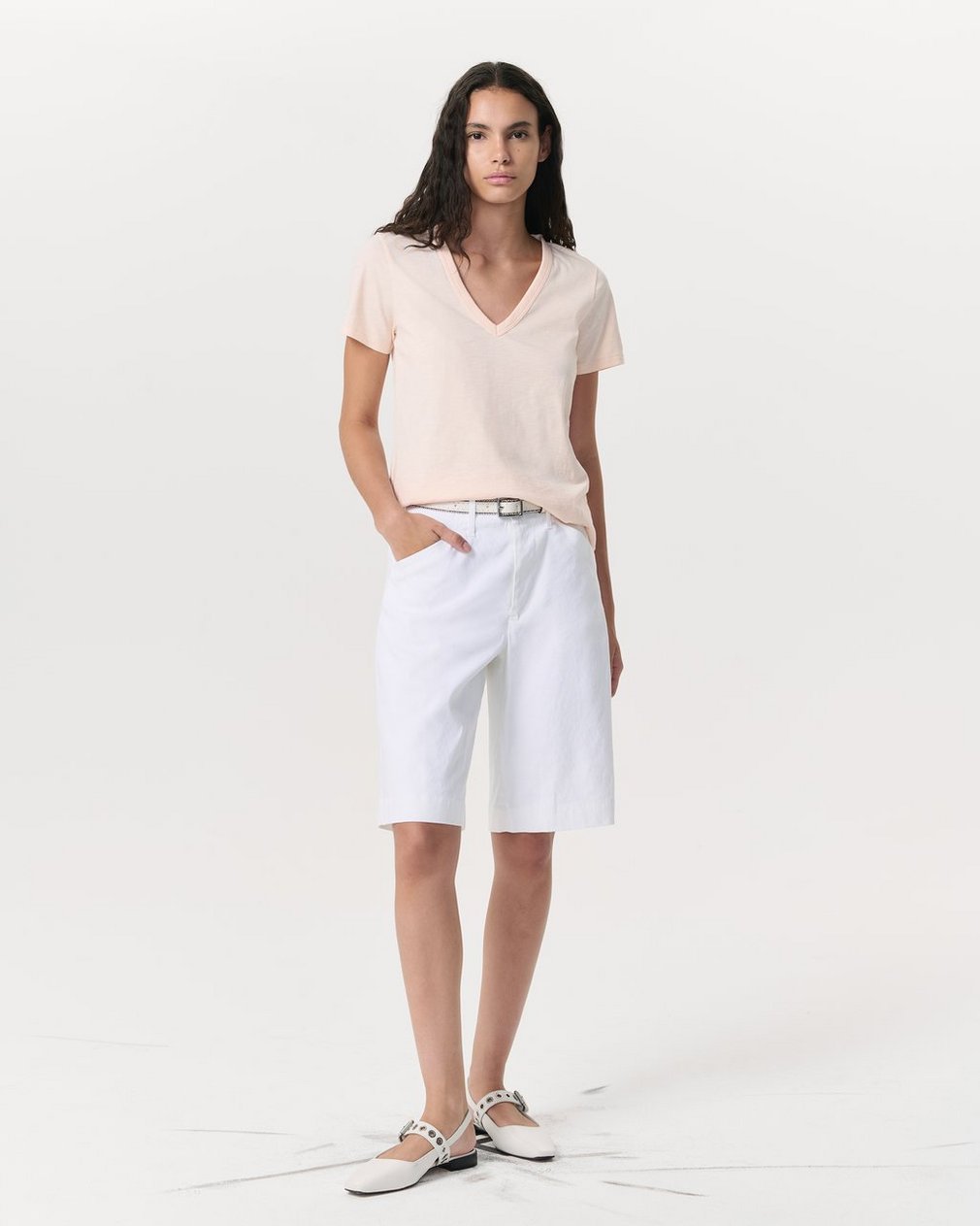 The Slub Vee Peach - Image 4