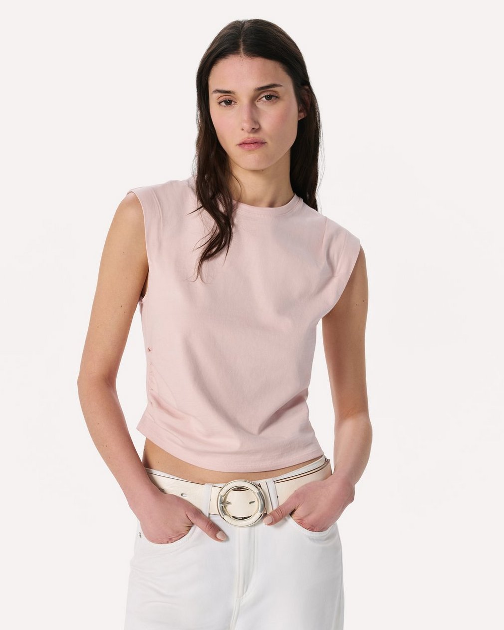 Mica Sleeveless Top Dusty Rose