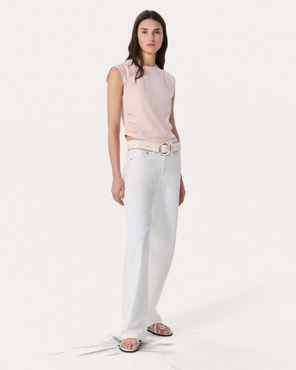 Mica Sleeveless Top Dusty Rose - Image 3