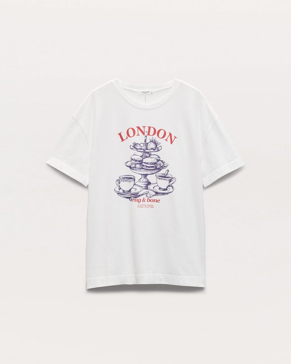 London Graphic T Shirt White - Image 2