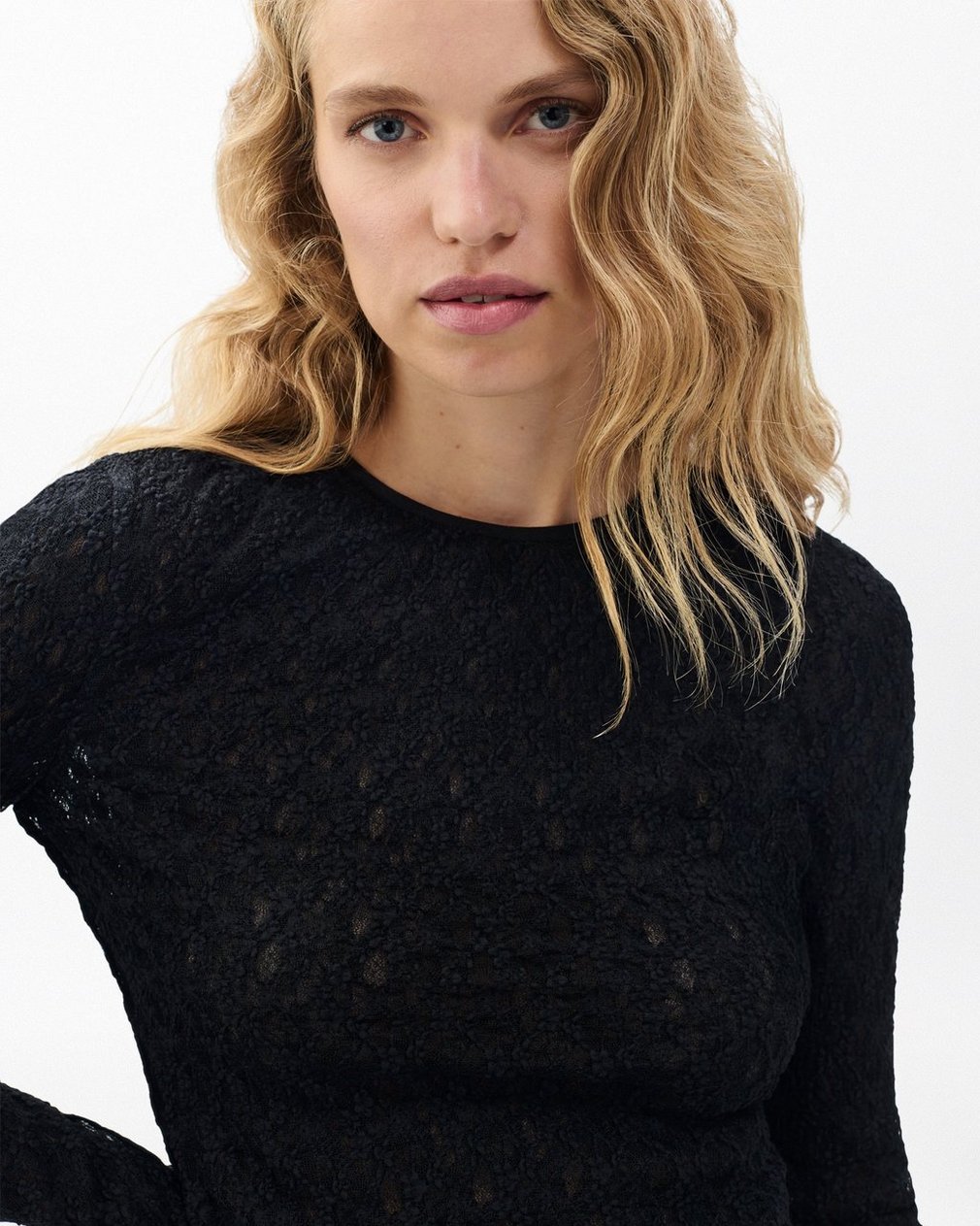 Ellie Lace Top Black - Image 4