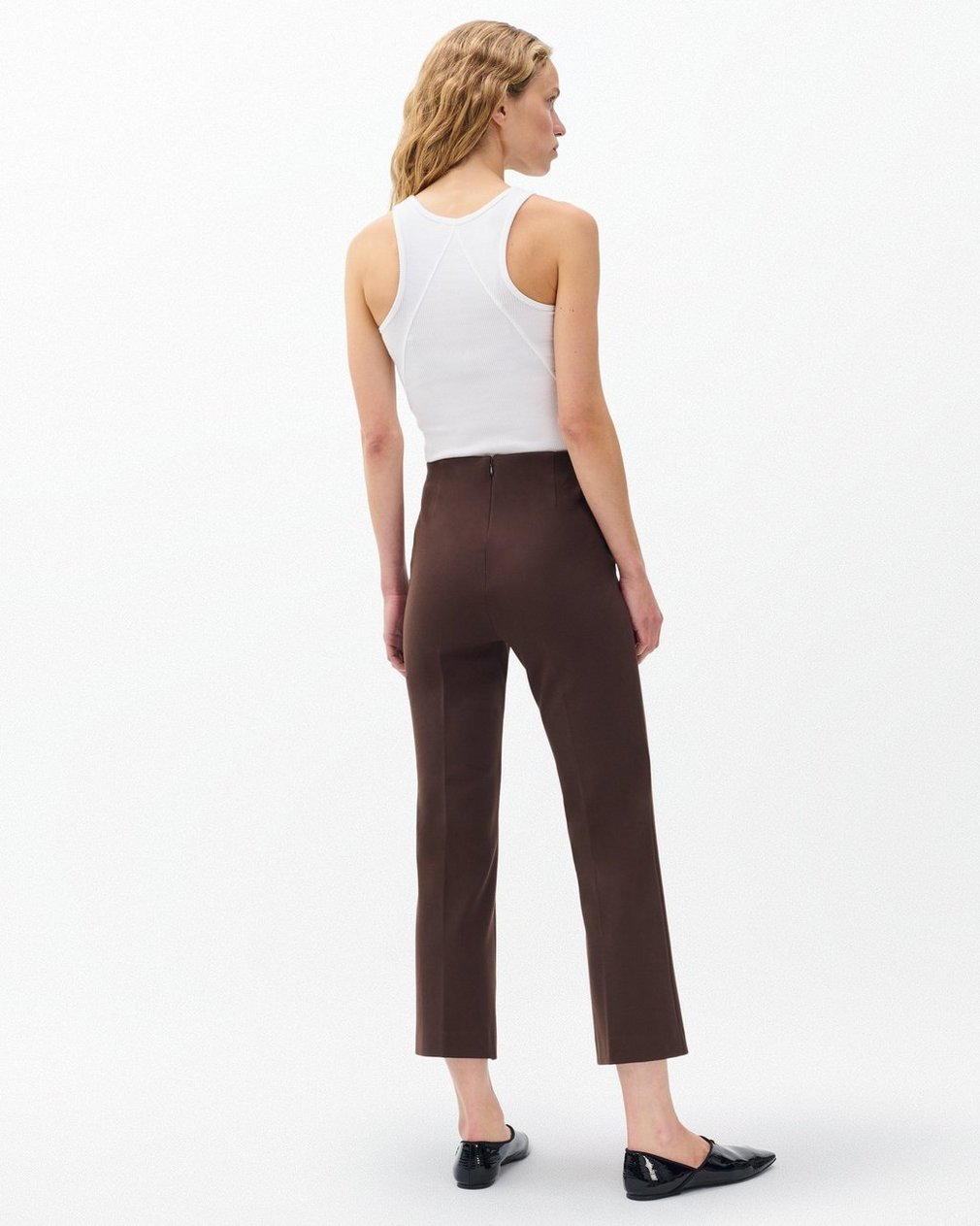 Irina Kick Flare Pants Coffee - Image 6