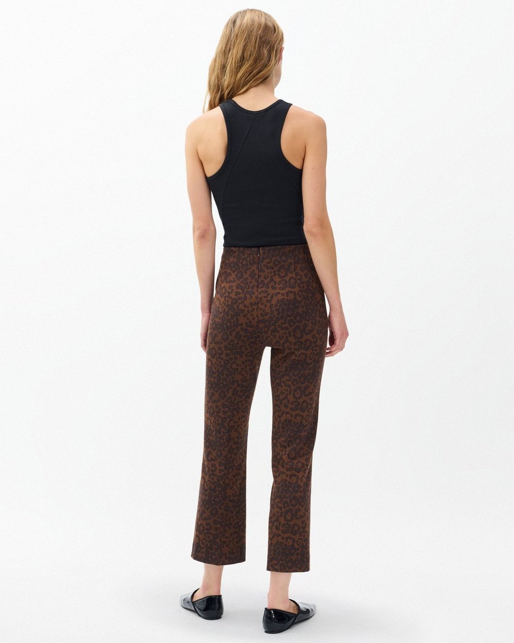 Irina Leopard-Print Kick Flare Pants Leopard - Image 4