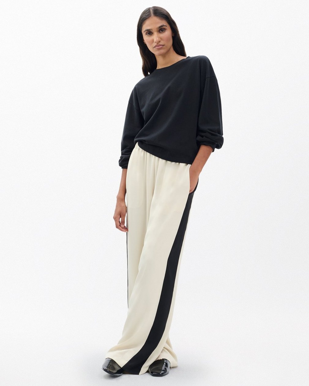 Olivia Striped Pants Turtledove - Image 3