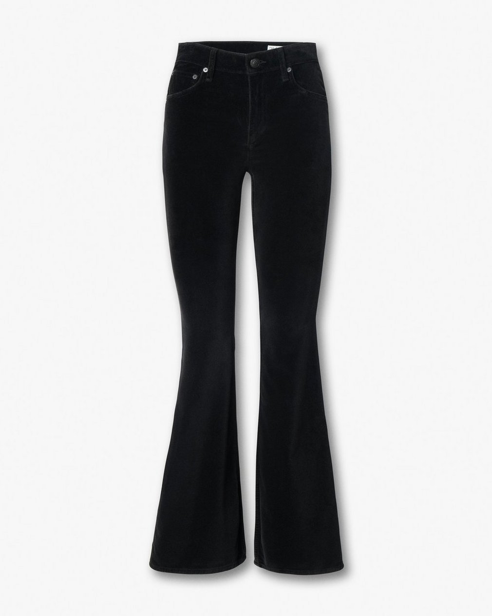 Dahlia Flare Velvet Pants Black Velvet - Image 2